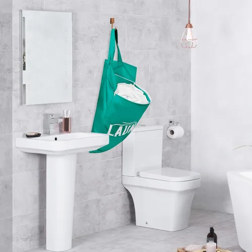Miniatura 9 de Fiodrimy 2 bolsas grandes de viaje para lavandería, lavables, impermeables, para ropa sucia, trajes de baño, ropa de entrenamiento y gimnasio