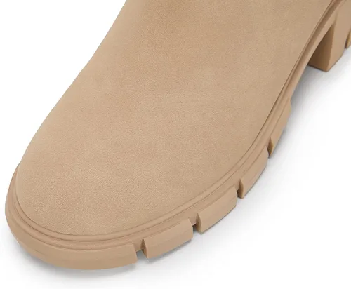 Miniatura 6 de Botines Chelsea con suela de plataforma para mujer botines de combate elásticos con tacón grueso