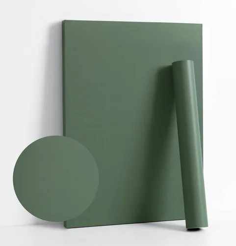 Miniatura 28 de Dimoon Papel Tapiz Verde de 236''x23.6'' para Despegar y Pegar Papel de Contacto Moderno Autoadhesivo Papel de Pared Removible Amigable para Verde