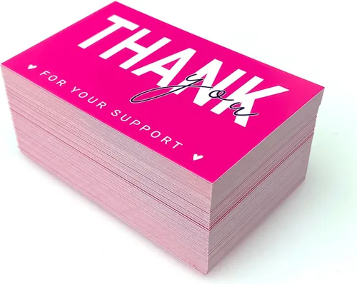 Miniatura 4 de RXBC2011 Gracias por su apoyo Tarjeta Tarjeta de Apreciación al Cliente Tarjetas de Felicitación Paquete Inserto para Negocios en Línea Paquete