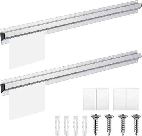 Miniatura 9 de Henoyso Soporte para boletos de restaurante de 16 pulgadas, soporte de recibos, soporte de aluminio para boletos de pedido, estante de cheques