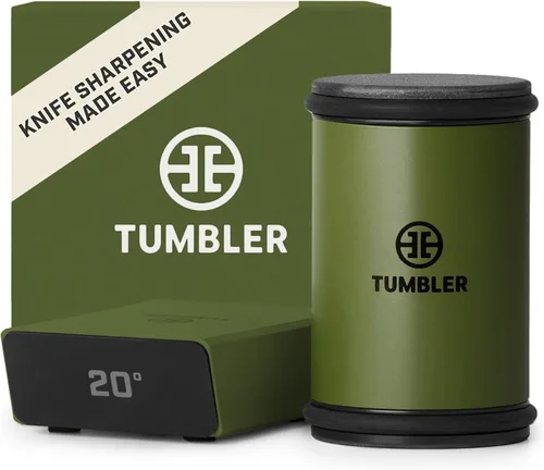 Miniatura 12 de TUMBLER Pro Rolling Knife Sharpener™ - Afilado de cuchillos hecho fácil - Kit de afilado de cuchillos rodante con sistema de disco removible - Negro