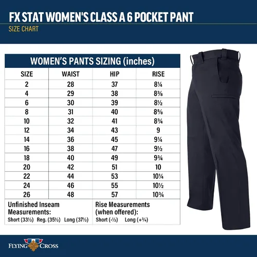 Miniatura 6 de Flying Cross Women's Fx Stat Ladies Class a T-21 Pkt Pant