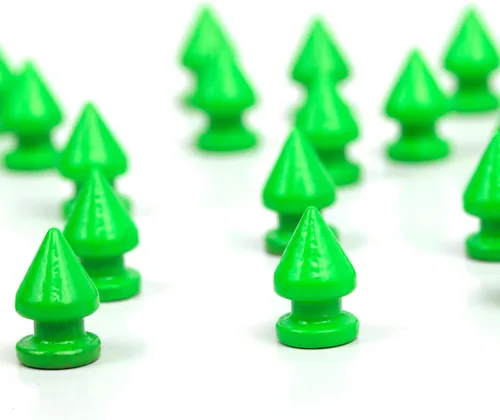 Miniatura 14 de RUBYCA 100 juegos de clavos y tachuelas de metal para árbol de 0.472 in con parte trasera metálica para bricolaje punk, cuero artesanal azul