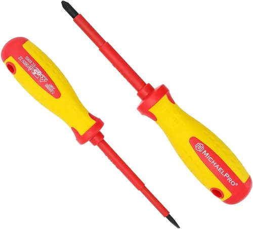 Miniatura 10 de MichaelPro 5.5 x 125mm 1000V VDE Destornillador aislado para electricista, herramientas para electricista, destornillador ranurado con punta