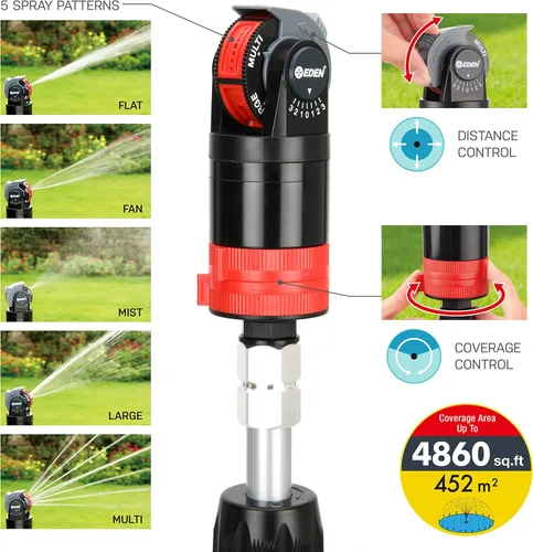 Miniatura 3 de Eden 11530-EDAMZ Rociador Multipatrón Más Sistema de Nebulización