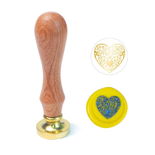 Miniatura 30 de Juego de sellos de cera de animales con 7 cabezas de latón extraíbles y 1 mango de madera, sello de cera retro para gatos, pájaros, mariposa, abeja