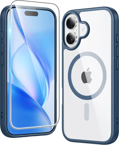 Miniatura 1476 de FNTCASE Funda para iPhone 13 Pro-Max: Fundas magnéticas transparentes compatibles con Magsafe Slim anti amarillamiento protección contra caídas