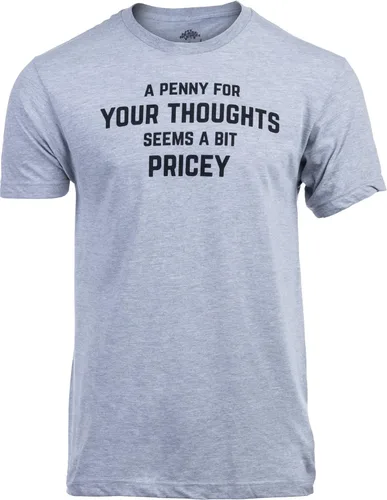 A Penny for Your Thoughts Seems a Bit Pricey Camiseta divertida, camiseta de broma de humor sarcástico para hombres y mujeres