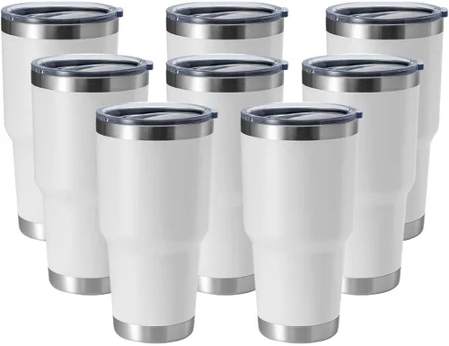 Miniatura 25 de Hasle Outfitters - Vaso de acero inoxidable de 30 onzas, taza de viaje con aislamiento al vacío de doble pared, taza de café aislada duradera, juego