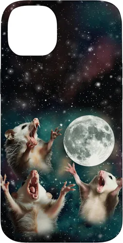 Miniatura 15 de Three Possum Moon 3 Opossum Funny Weird Cursed Meme Case para iPhone 17