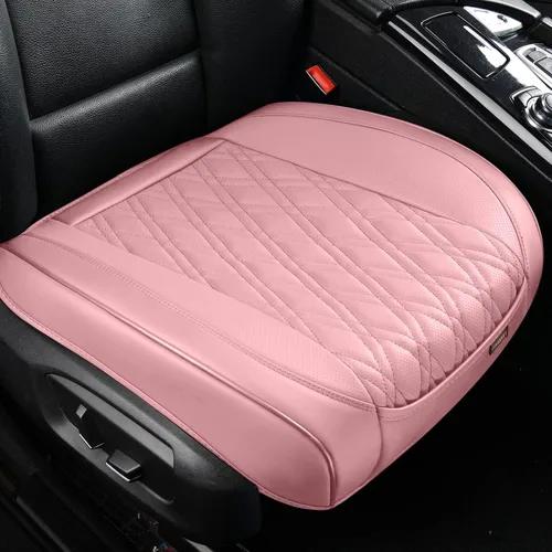 Miniatura 11 de TIEHESYT 1 funda de piel napa para automóvil, funda de asiento delantero inferior para automóvil, cojín de asiento sin respaldo, antideslizante