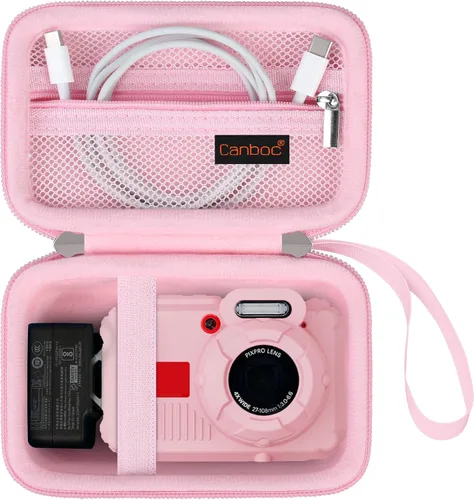 Miniatura 12 de Canboc Funda de transporte para cámara digital Kodak PIXPRO WPZ2, resistente e impermeable, bolsa de fotografía subacuática, bolsillo de malla