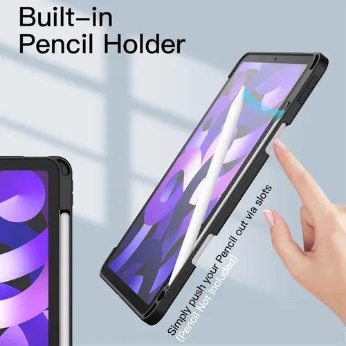 Miniatura 5 de JETech - Funda para iPad Air de 11 Pulgadas M3/M2 (2025/2024), iPad Air 5/4 (2022/2020 5ª/4ª) con Soporte para Lápiz, Funda de Tableta delgada