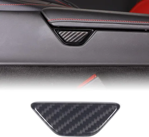 Miniatura 10 de CHEAYAR Funda de cargador de teléfono con patrón de fibra de carbono compatible con Chevrolet Corvette C8 2020-2023, funda de carga inalámbrica