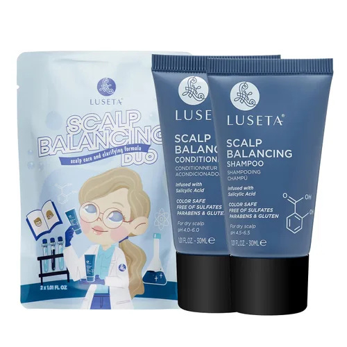 Miniatura 11 de Luseta Acondicionador fortalecedor de menta y romero hidratante y nutritivo para engrosar el cabello dañado, desenreda mechones y añade brillo