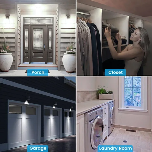 Miniatura 9 de Bombillas con sensor de movimiento, 13 W (equivalente a 100 W) activado por movimiento, bombilla LED con sensor de atardecer a amanecer, A19 E26