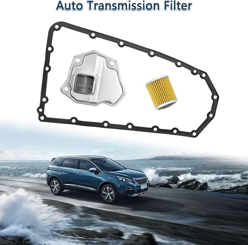 Miniatura 6 de Kit de juntas de cárter de aceite de filtro de transmisión automática compatible con Nissan Rogue Altima Juke 31728-1XF02 31728-1XF03 31726-28X0A