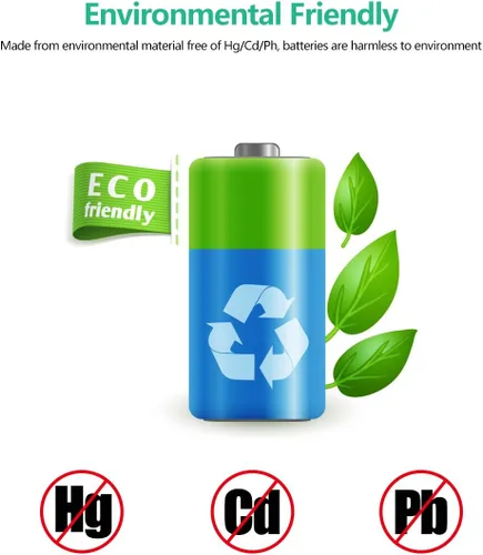 Miniatura 6 de Enegitech Batería de litio AA, batería de litio doble A de 1.5 V para cámara Blink al aire libre, bloqueo inteligente, cámara de sendero, linterna