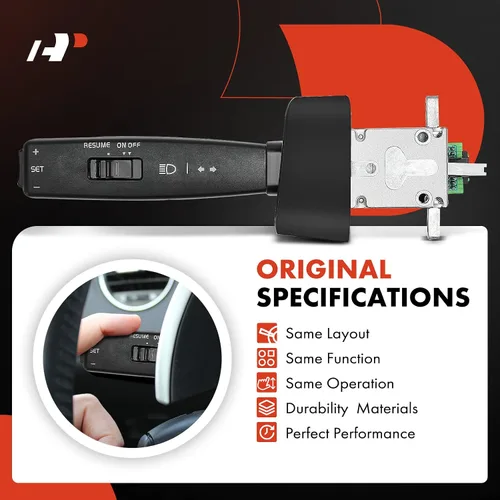 Miniatura 6 de A-Premium Interruptor de señal de giro Interruptor multifunción compatible con Volvo VNL VN 2005 2006 2007 2008 2009 2010 2011 2012 camión