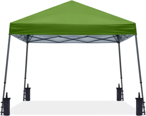 Miniatura 12 de ABCCANOPY - Toldo autodesplegable y estable para exteriores, base de 10 x 10 pies, parte superior de 8 x 8 pies, color azul cielo