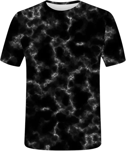 Miniatura 3 de Blusas de manga corta con estampado floral para mujer, cuello redondo, con corte clásico, elegante