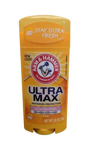 Miniatura 2 de Arm & Hammer Ultramax Invisible Solid Powder Antitranspirante y desodorante fresco, 2.6 onzas, paquete de 2