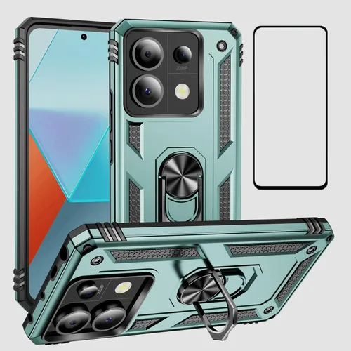 Miniatura 47 de Funda para Xiaomi redmi Note 12 Pro Plus 5G con protector de pantalla, soporte delgado protección militar a prueba de golpes Armor Defender Funda