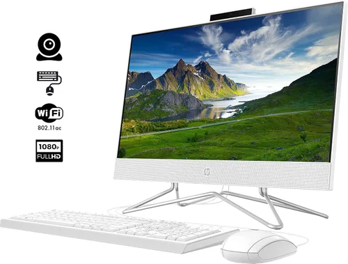 Miniatura 3 de HP 2022 All-in-One Desktop, pantalla FHD de 21.5 pulgadas, procesador Intel Celeron J4025, 8 GB RAM, 256 GB PCIe SSD, cámara web, HDMI, RJ-45