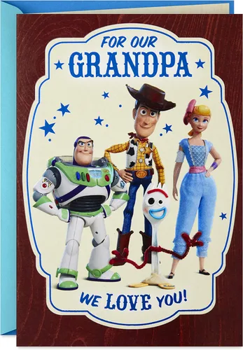 Miniatura 8 de Hallmark – Tarjeta de felicitación del día del padre Tarjeta de felicitación para Nieto (Que bendición eres), Disney Mickey Mouse