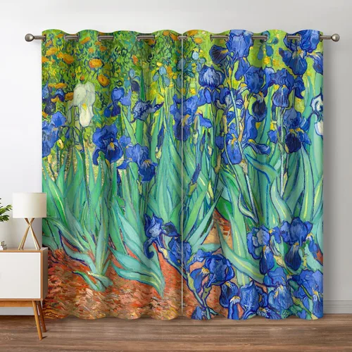 Miniatura 12 de Jekeno - Cortinas opacas de cine para dormitorio, sala de estar, carrete de película con estampado rojo y negro, con ojales, juego de 2 paneles, 52