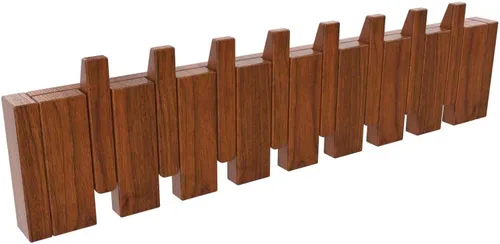 Miniatura 42 de Percheros montados en la pared, ganchos para llaves de piano, colgador de madera maciza natural, tela no tejida, perchas para armario, cocina