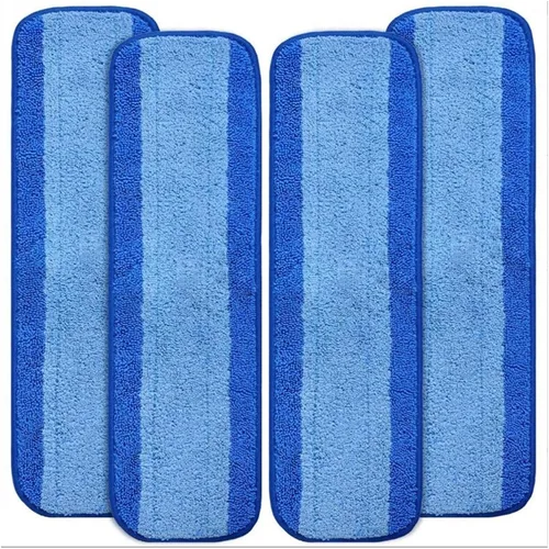Miniatura 2 de Paquete de 4 almohadillas de limpieza de microfibra compatibles con mopa Bona Hardwood Floor Premium