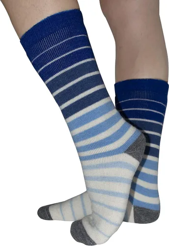 Miniatura 2 de Invisible World Women's Alpaca Socks Cozy Cute Striped Winter Gear