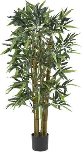 Miniatura 8 de Nearly Natural Árbol de seda de bambú grande de 3 pies