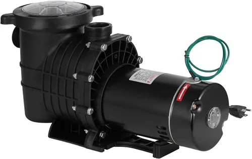 Miniatura 3 de Hitgrand Bomba de piscina autocebante de 2HP, bomba de piscina enterrada sobre el suelo mejorada de 110V/220V de doble voltaje, bombas de velocidad