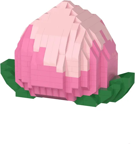 Miniatura 10 de Juego de bloques de construcción micro animales para niños y adultos, para decoración del hogar y la oficina KLJM-10 (león, 203 piezas)