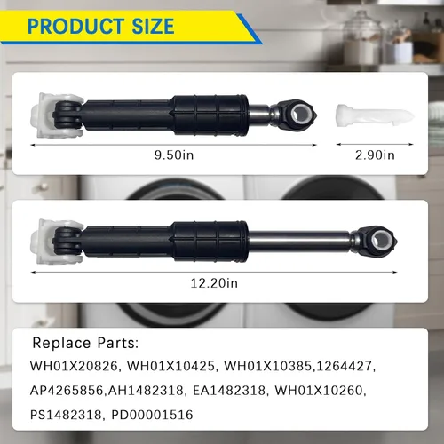Miniatura 3 de WH01x10343 WH01x20826 Amortiguador de arandela WH01X10343 para arandelas de carga frontal, reduce la vibración y el ruido, reemplazo para sistema