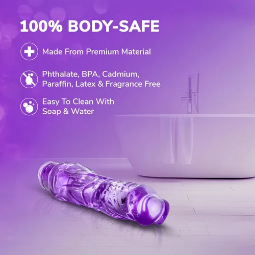 Miniatura 5 de Eden - Juguetes sexuales para adultos, consolador vibrador XL grueso de 9 pulgadas, vibrador de pene silencioso de múltiples velocidades, vibrador