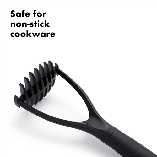 Miniatura 3 de OXO Good Grips - Triturador de patatas de nailon para utensilios de cocina antiadherentes, color negro, 1 EA (paquete de 2)