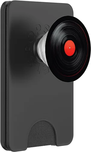 Miniatura 8 de Red Vinyl Record Player Vinyl Collector Retro Music Lover PopSockets Adhesive PopGrip