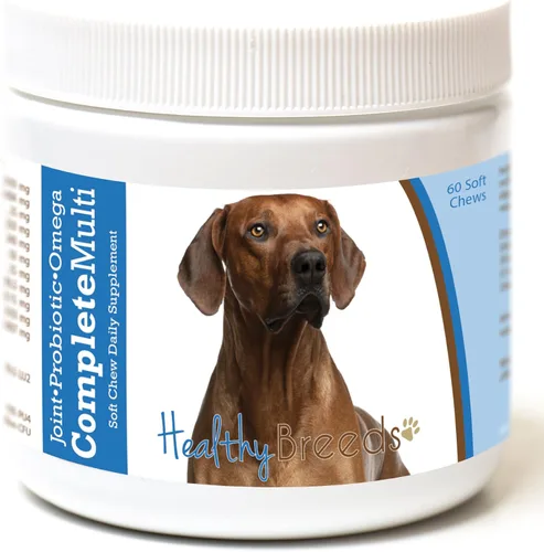 Miniatura 220 de Healthy Breeds Pug todo en uno multivitamínico suave masticable 60