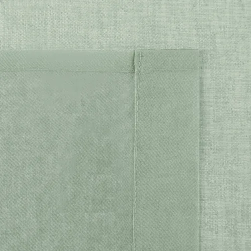 Miniatura 8 de DWCN - Cortinas de gasa transparente, estilo lino, con ojales, diseño de lino, para sala de estar, juego de 2 paneles