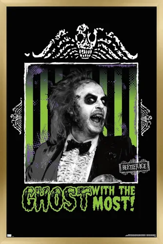 Miniatura 16 de Trends International Beetlejuice - Póster de fantasma con la mayoría de la pared, 34 pulgadas de largo x 22.4 W, paquete de póster y montaje prémium