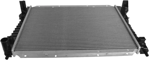 Miniatura 24 de TRQ Radiador de 1 fila de núcleo de aluminio de 26.5 pulgadas de ancho de núcleo compatible con Chevrolet Captiva Sport 2012-2015 Saturn Vue