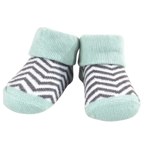 Miniatura 5 de Hudson Baby - Juego de babero y calcetines de algodón, producto unisex, Juego de babero y calcetines de algodón., talla única