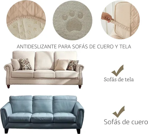 Miniatura 8 de Ameritex - Funda impermeable y antideslizante para sillón reclinable; cubierta de silla para perros; protector de muebles ideal para mascotas