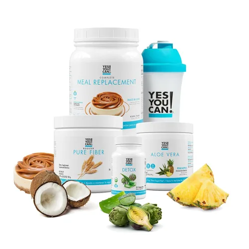 Miniatura 13 de Yes You Can! Kit Detox Plus, Sustituto de Comida de Fibra Pura para Limpieza Diaria, Mezcla para Bebida, Potenciador de Batido y Suplemento, Kit