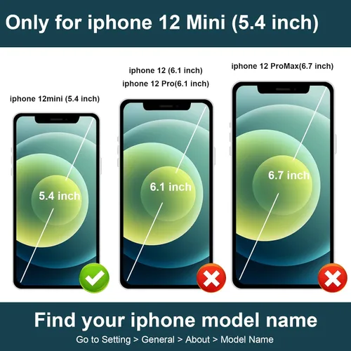 Miniatura 2 de Folosu Funda compatible con iPhone 12 Mini con soporte para tarjetas, rotación de 360°, soporte de anillo de dedo con función atril, protección