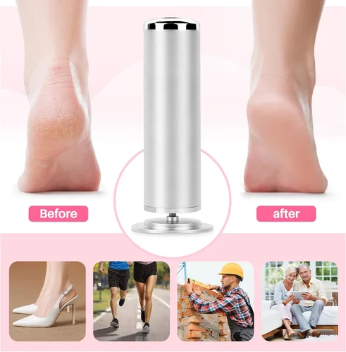 Miniatura 5 de Lima removedora de callos para pies: herramienta profesional de pedicura para verano - Lima eléctrica para pies de velocidad ajustable para piel